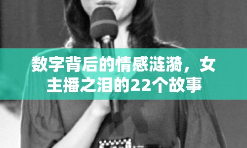 數(shù)字背后的情感漣漪，女主播之淚的22個(gè)故事