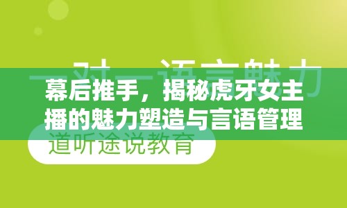 幕后推手，揭秘虎牙女主播的魅力塑造與言語管理