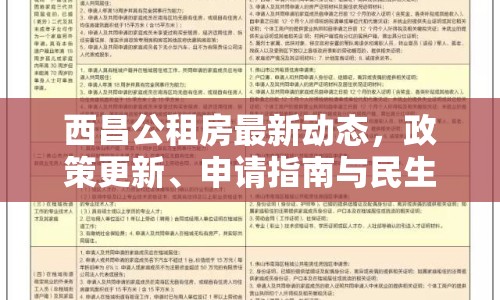 西昌公租房最新動態(tài)，政策更新、申請指南與民生關(guān)懷