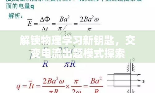 解鎖物理學習新鑰匙，交變電流出題模式探索