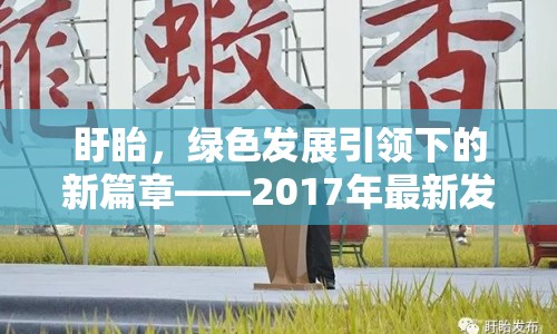 盱眙，綠色發(fā)展引領下的新篇章——2017年最新發(fā)展動態(tài)與成就