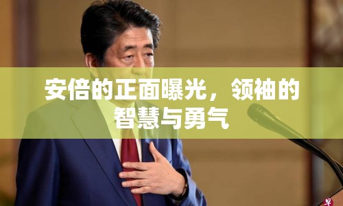 安倍的正面曝光，領(lǐng)袖的智慧與勇氣