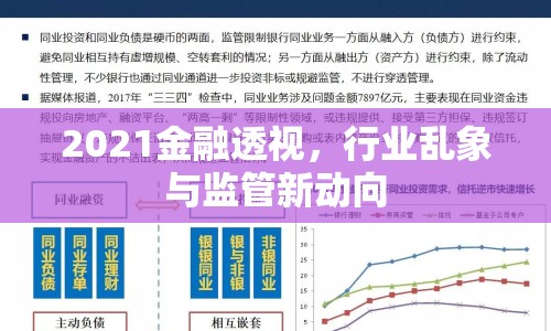 2021金融透視，行業(yè)亂象與監(jiān)管新動向