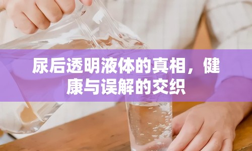 尿后透明液體的真相，健康與誤解的交織