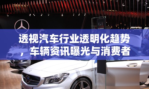 透視汽車行業(yè)透明化趨勢，車輛資訊曝光與消費(fèi)者權(quán)益保護(hù)