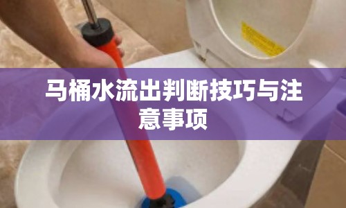 馬桶水流出判斷技巧與注意事項