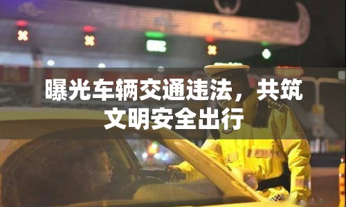 曝光車輛交通違法，共筑文明安全出行