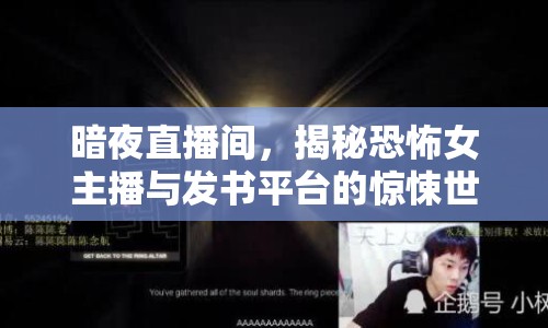 暗夜直播間，揭秘恐怖女主播與發(fā)書平臺(tái)的驚悚世界