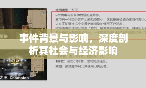 事件背景與影響，深度剖析其社會與經(jīng)濟影響