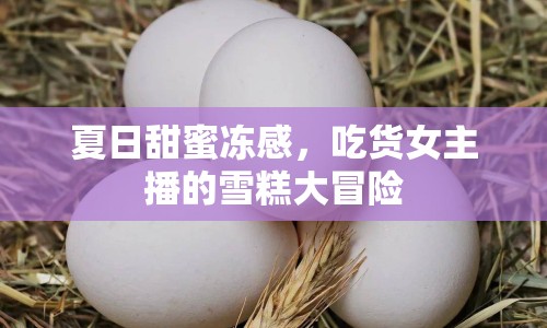 夏日甜蜜凍感，吃貨女主播的雪糕大冒險(xiǎn)