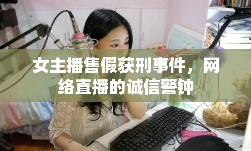 女主播售假獲刑事件，網(wǎng)絡(luò)直播的誠信警鐘