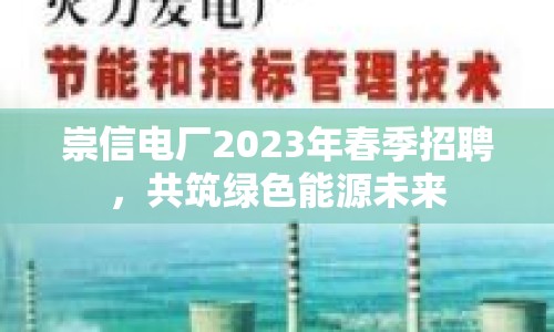 崇信電廠2023年春季招聘，共筑綠色能源未來