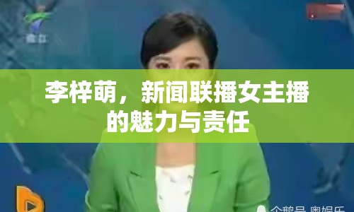 李梓萌，新聞聯(lián)播女主播的魅力與責任