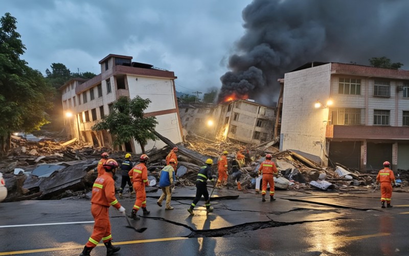 威遠地震，救援行動迅速展開