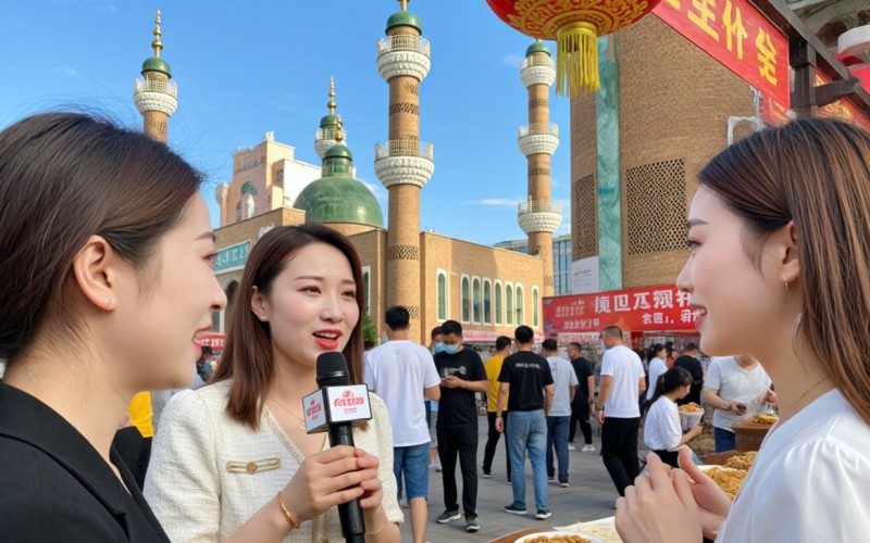 烏魯木齊美食探秘，味蕾之旅與城市美食女主播的魅力故事