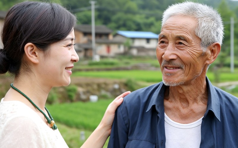 鄉(xiāng)間邂逅，女主播與獨(dú)居老漢的心靈溫暖碰撞之旅