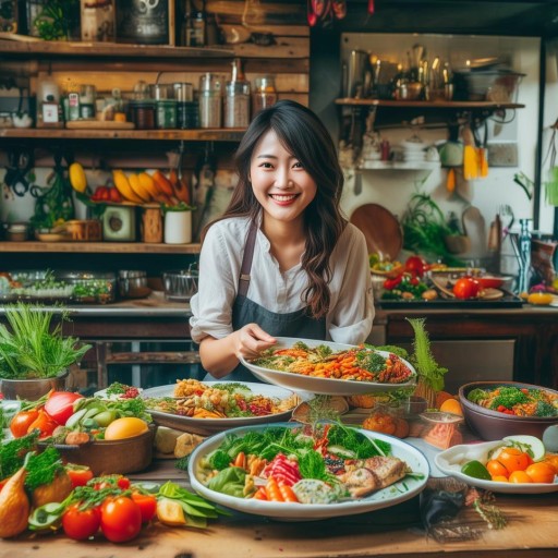 解鎖美食新境界，韓國(guó)女主播的味蕾與視覺(jué)雙重盛宴