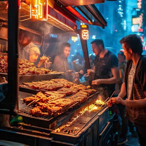 燒烤包美食視頻深夜福利:深夜燒烤包，舌尖上的深夜福利