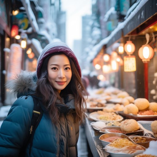 冰城美食與文化探索，哈爾濱女主播的探店之旅