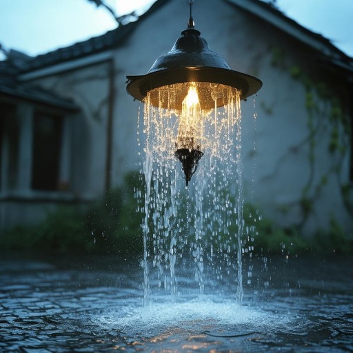 水從屋頂燈中流出的夢境奇緣，神秘寓意的探索