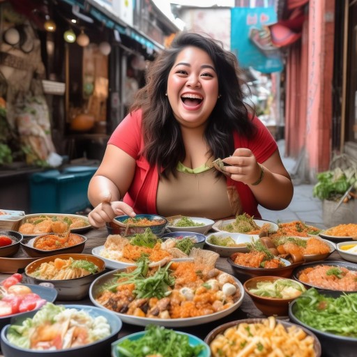 韓國美食與愛的雙重盛宴，吃貨胖子女主播的幸福之旅