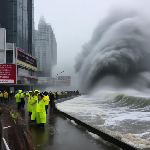 臺風(fēng)納莎最新動態(tài)，風(fēng)雨交加下的安全警報與應(yīng)對策略