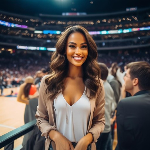 NBA賽場(chǎng)邊最美的風(fēng)景線，揭秘NBA顏值最高的女主播