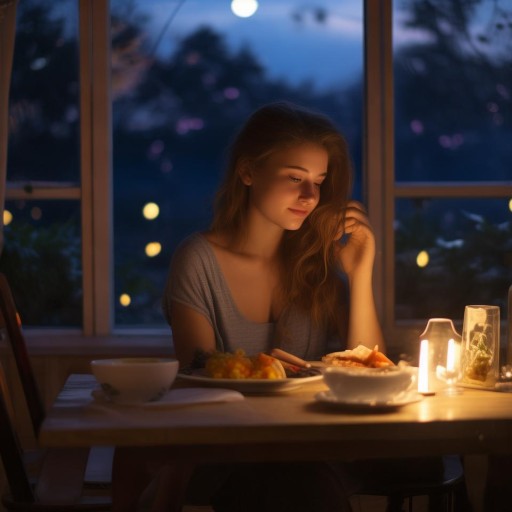 飯點與夜幕的溫柔守護(hù)，揭秘女主播的日常生活與情感世界